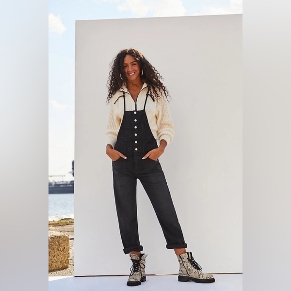 Anthropologie Pilcro And the Letterpress Painter Jean Overalls